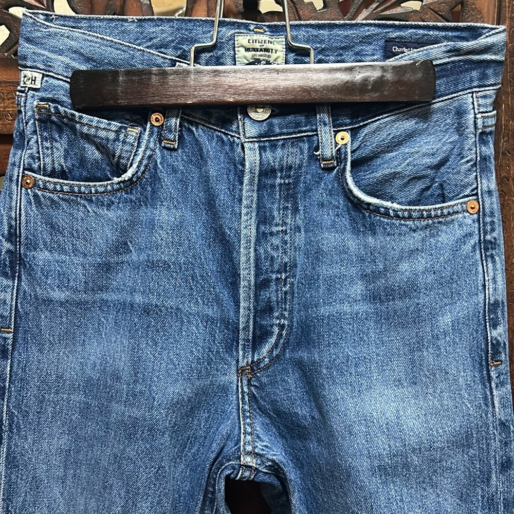 RARE Sz 23 Citizens of Humanity Charlotte High Rise Straight Jeans